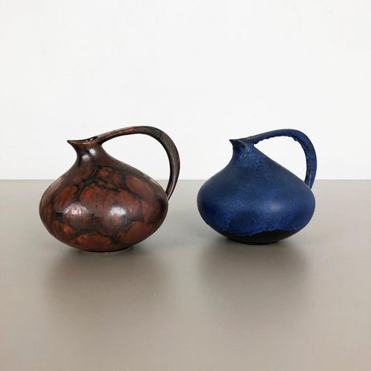 German 313 Pottery Vases by Kurt Tschörner from Ruscha, 1960s, Set of 2