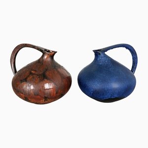 German 313 Pottery Vases by Kurt Tschörner from Ruscha, 1960s, Set of 2-QZ-1143208