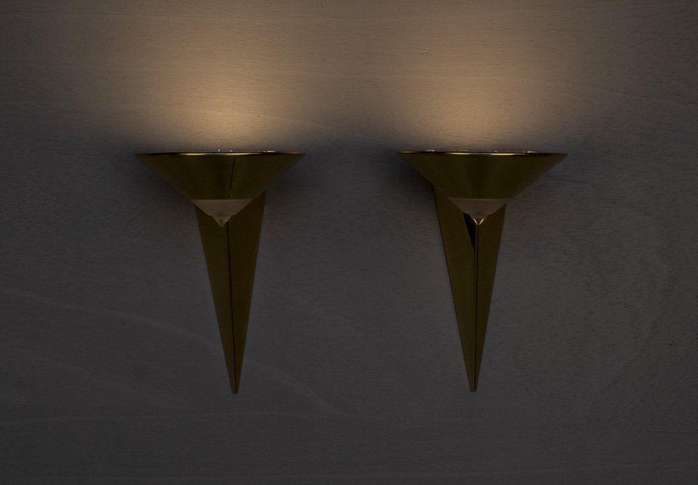 German 8935/ 01 Wall Light by Franz Hustadt, 1980s, Set of 2