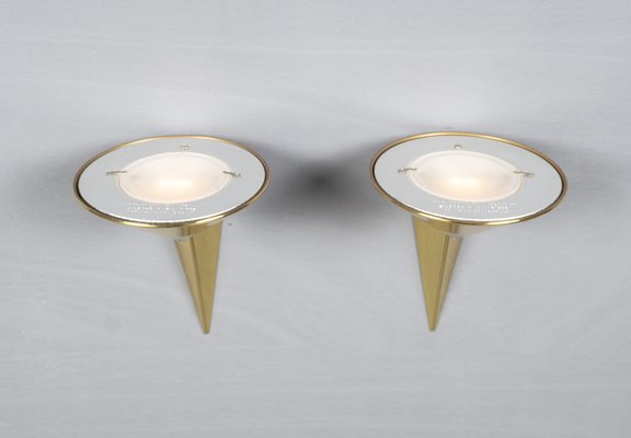 German 8935/ 01 Wall Light by Franz Hustadt, 1980s, Set of 2