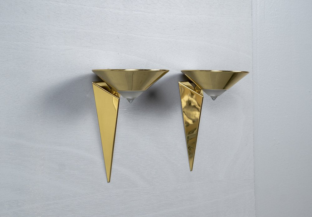 German 8935/ 01 Wall Light by Franz Hustadt, 1980s, Set of 2