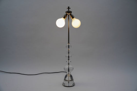 German Acrylic Table Lamp by Ingo Maurer, 1960s