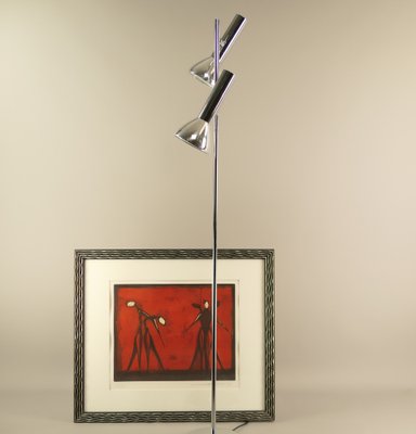 German Adjustable Floor Lamp by Koch & Lowy for Omi, 1970s-KDB-1704642