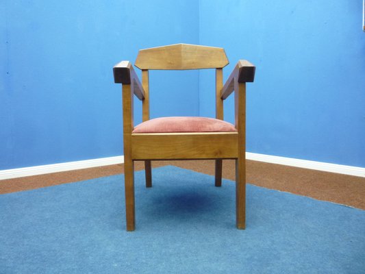 German Anthroposophical Chair in Walnut by Siegfried Pütz, 1920s-UG-1807770