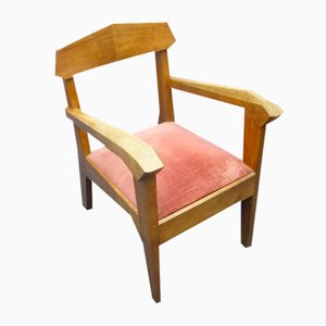 German Anthroposophical Chair in Walnut by Siegfried Pütz, 1920s-UG-1807770