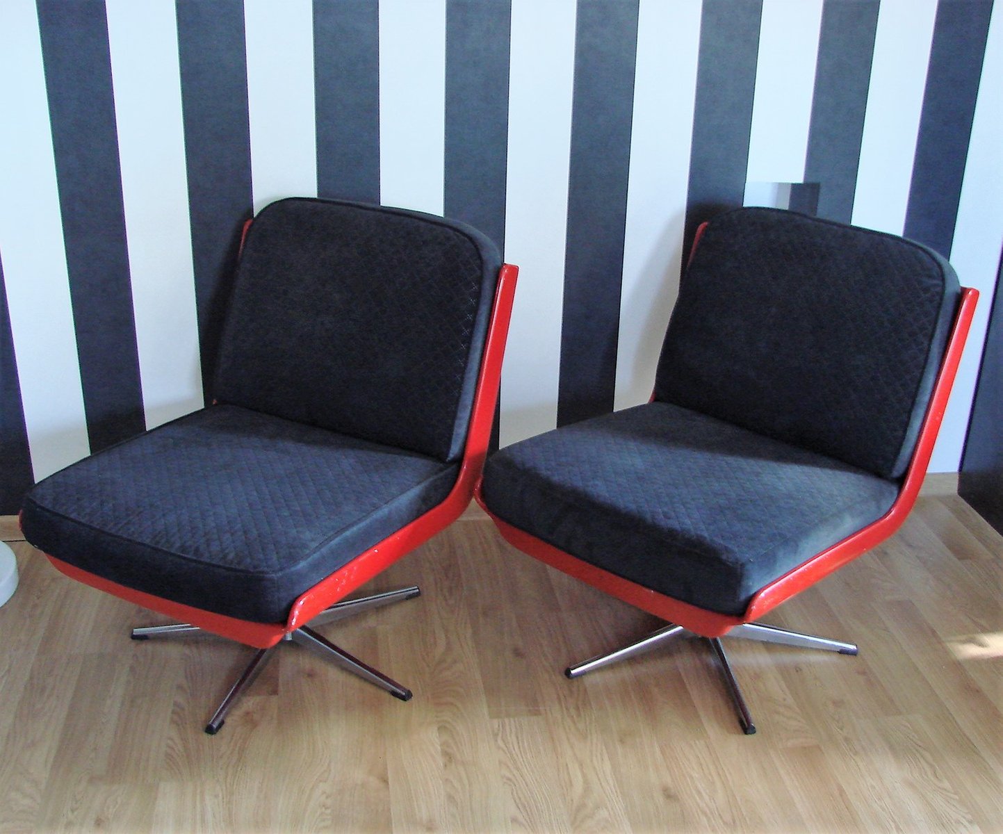 German Armchairs from Dinna Veb Mobel Kombinat, 1960s, Set of 2