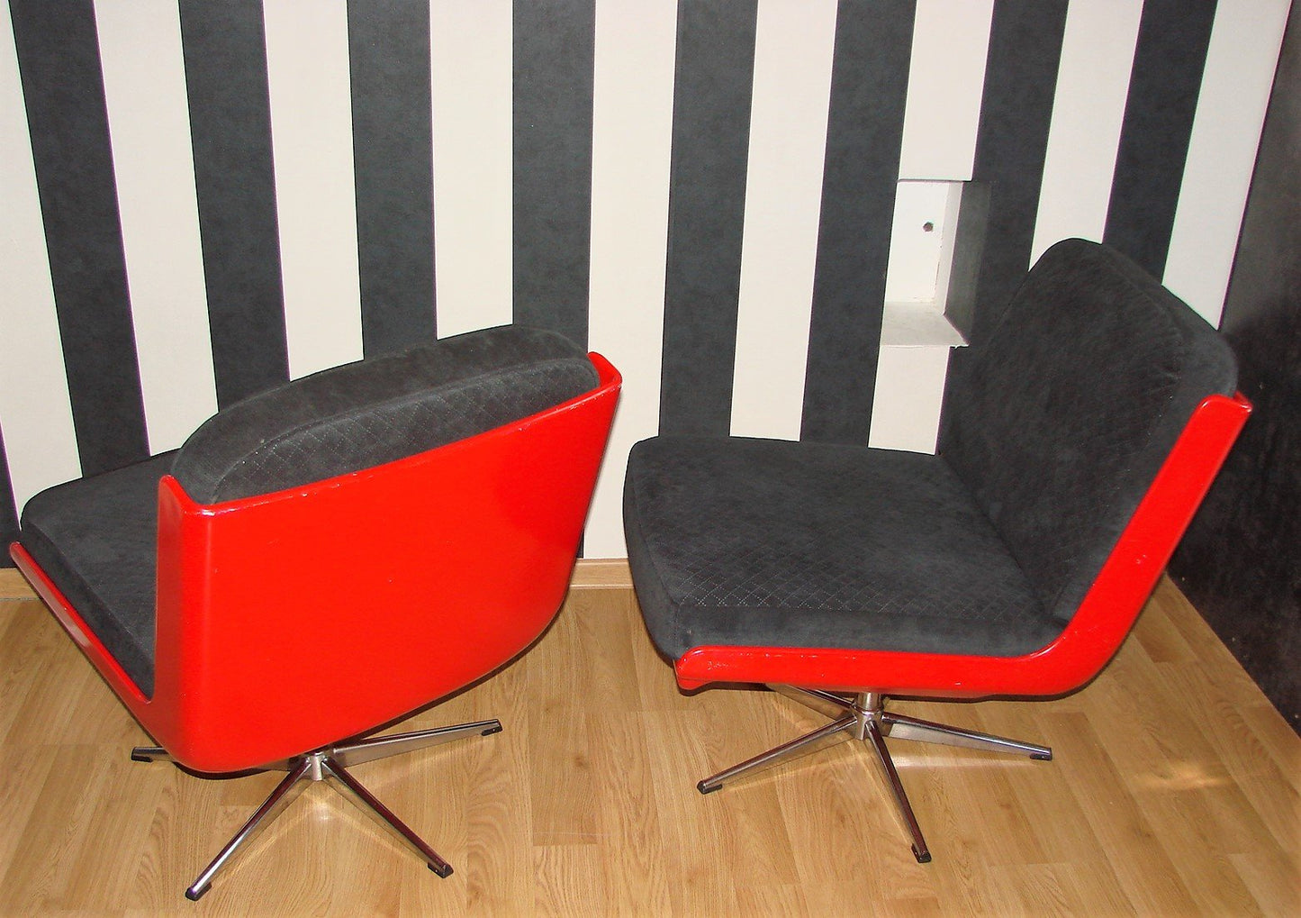 German Armchairs from Dinna Veb Mobel Kombinat, 1960s, Set of 2