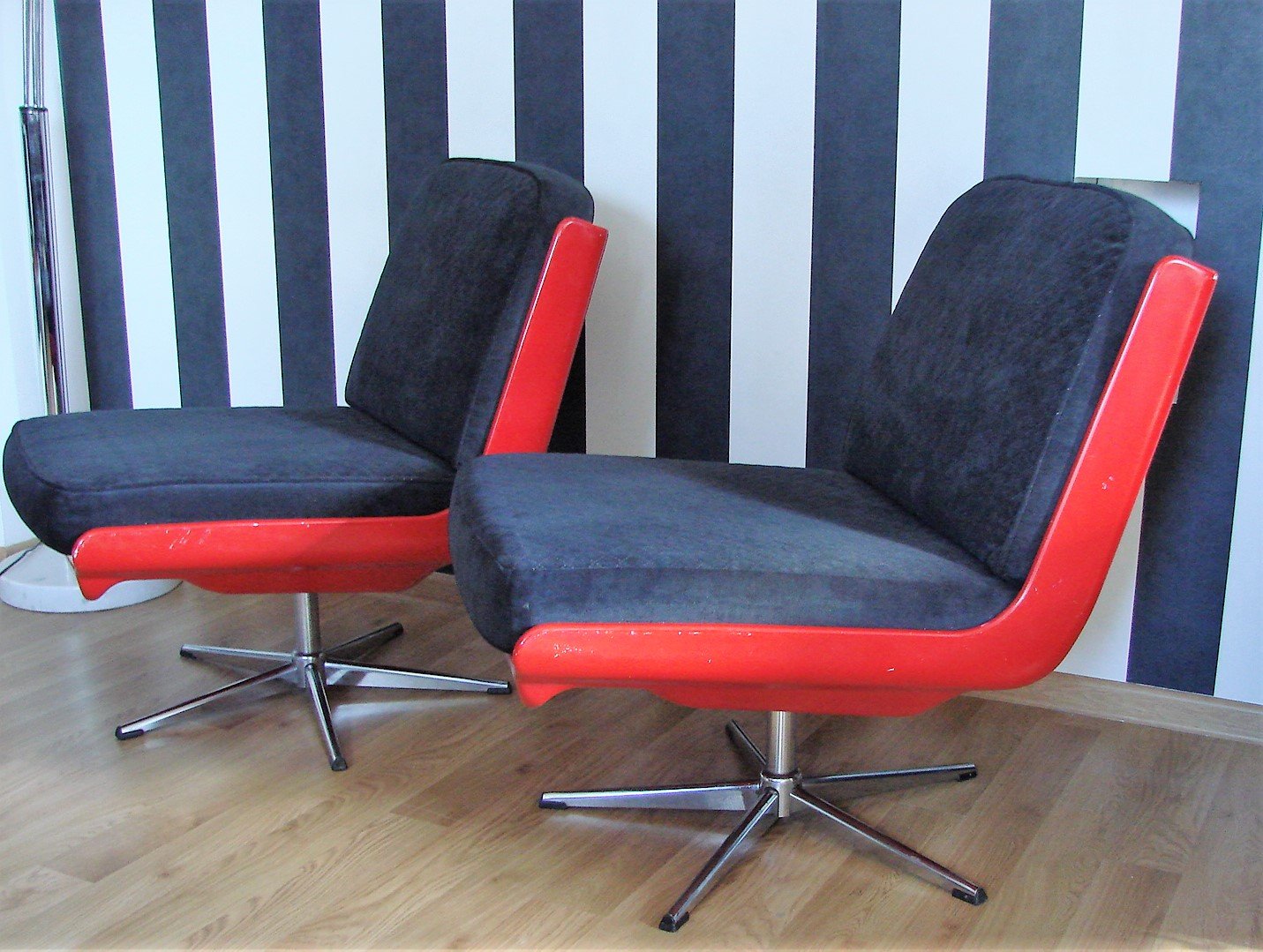 German Armchairs from Dinna Veb Mobel Kombinat, 1960s, Set of 2