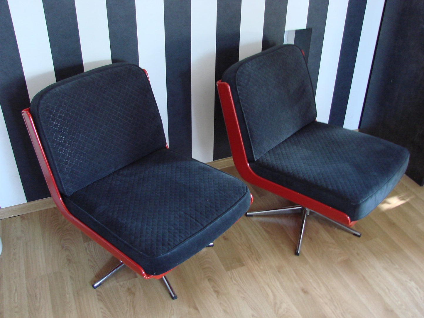 German Armchairs from Dinna Veb Mobel Kombinat, 1960s, Set of 2