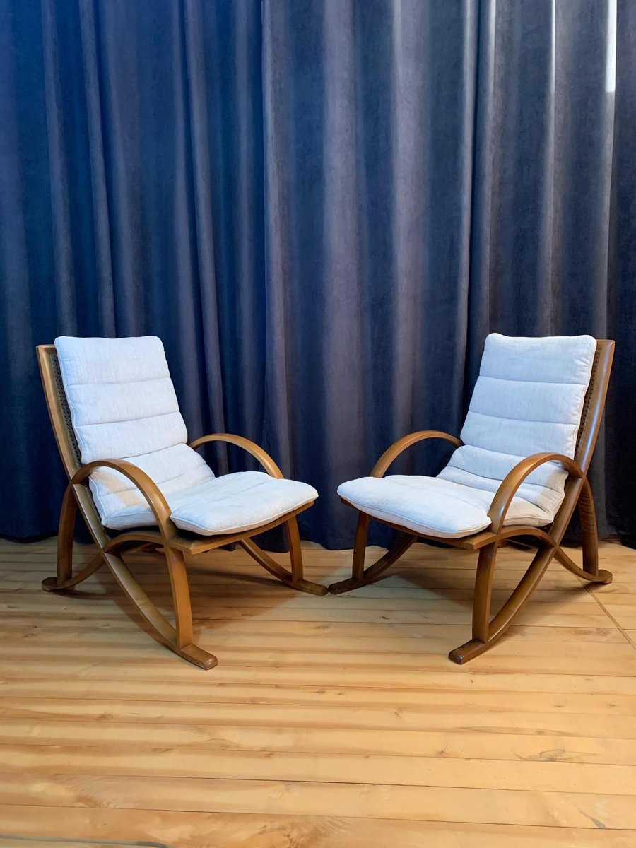 German Armchairs from WK Wohnen, 1970s, Set of 2