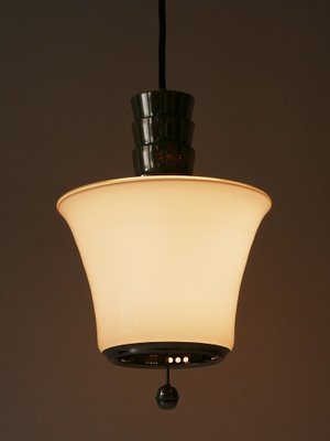 German Art Deco Bauhaus Pendant Lamp by Dr. Twerdy Leuchten, 1920s-WPT-713737