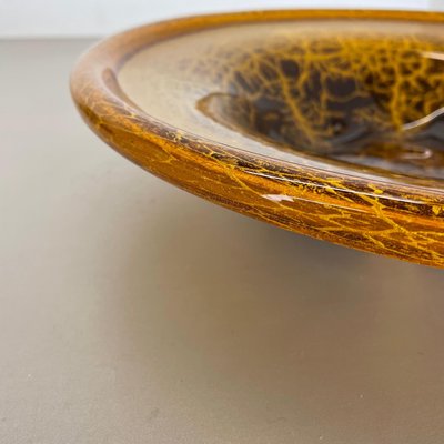 German Art Deco Glass Bowl by Karl Wiedmann for WMF Ikora, 1930s-QZ-1166887