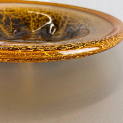 German Art Deco Glass Bowl by Karl Wiedmann for WMF Ikora, 1930s-QZ-1166887