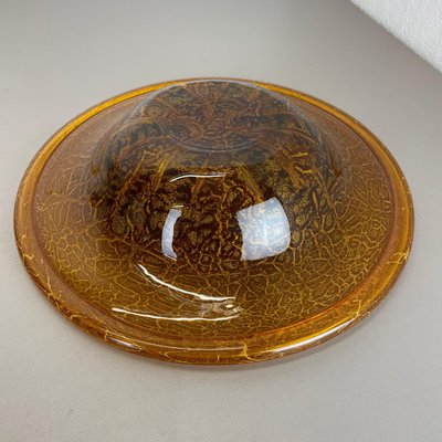 German Art Deco Glass Bowl by Karl Wiedmann for WMF Ikora, 1930s-QZ-1166887