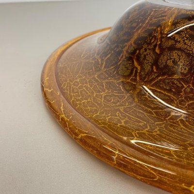 German Art Deco Glass Bowl by Karl Wiedmann for WMF Ikora, 1930s-QZ-1166887