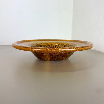 German Art Deco Glass Bowl by Karl Wiedmann for WMF Ikora, 1930s-QZ-1166887