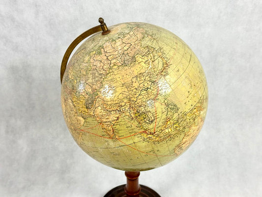 German Art Deco Globe from Paul Räth & Dr. A. Krause, 1920s