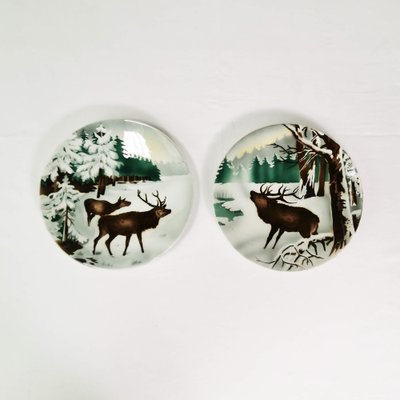 German Art Deco Plates by Villeroy & Boch, 1930s, Set of 2-ZTG-1404958