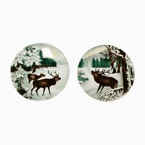 German Art Deco Plates by Villeroy & Boch, 1930s, Set of 2-ZTG-1404958