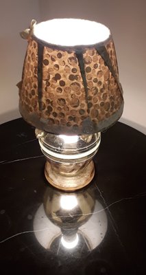 German Art Deco Table Lamp with Glass Base, 1930s-HOI-1407429