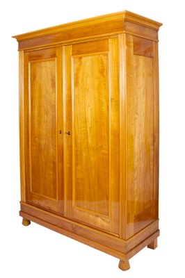 German Art Nouveau Cherrywood Wardrobe-WFJ-742422