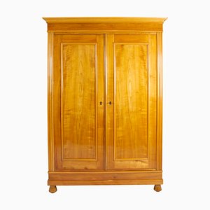 German Art Nouveau Cherrywood Wardrobe-WFJ-742422