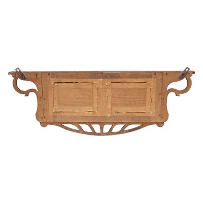 German Art Nouveau Wall Shelf in Oak, 1890s-WFJ-1407896