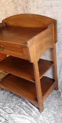 German Art Nouveau Worktable in Oak, 1890s-HOI-1743028