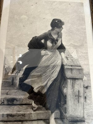 German Artist, Romantic Female Figure, Early 1900s, Pigment Print-UAI-2034472