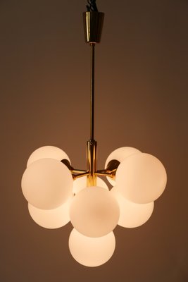 German Atomic Multi-Globe Pendant Lamp from Kaiser Leuchten, 1970s-WPT-644705