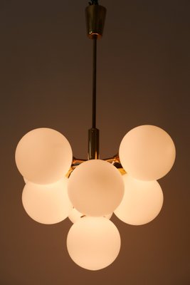 German Atomic Multi-Globe Pendant Lamp from Kaiser Leuchten, 1970s-WPT-644705