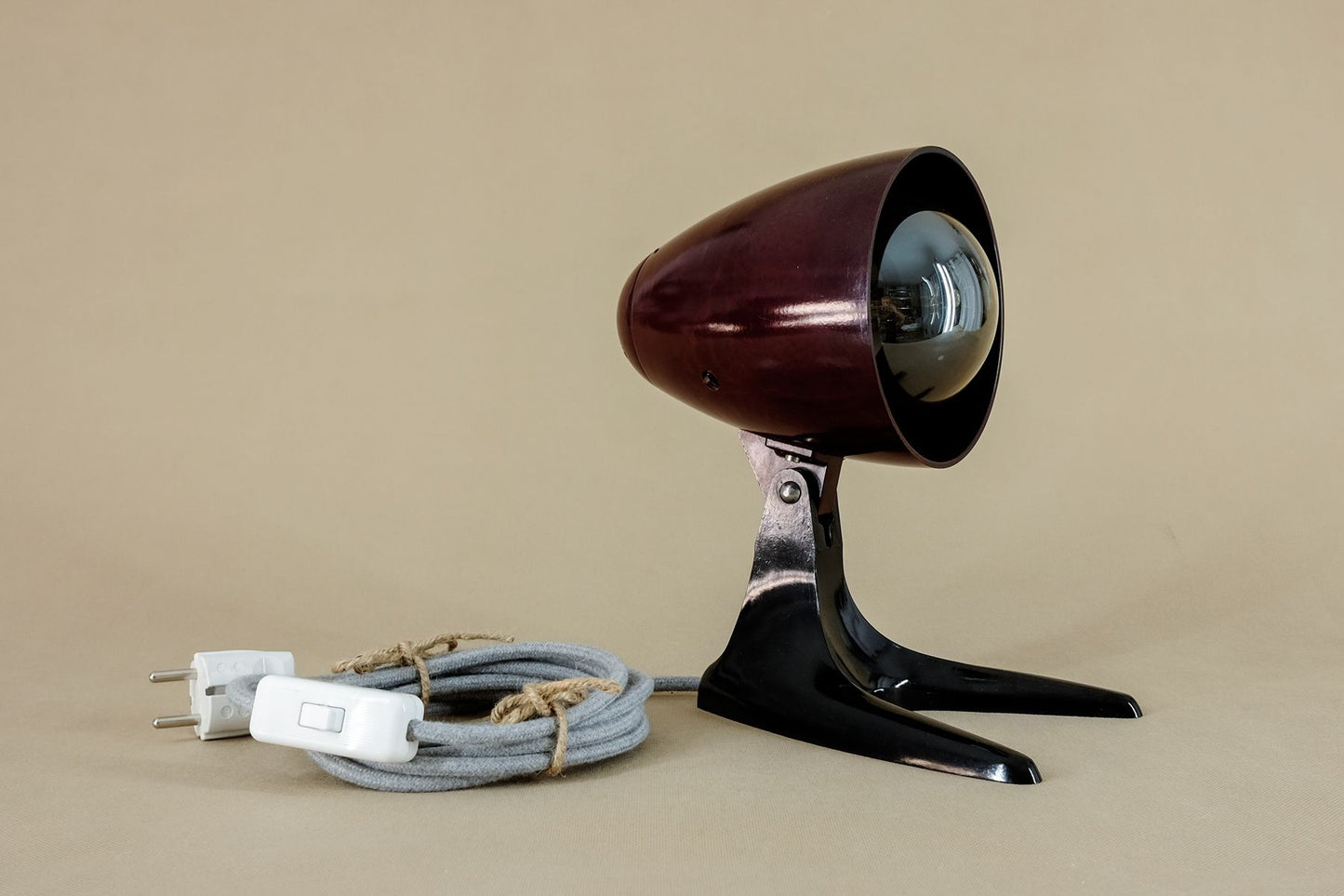 German Bakelite Table Lamp from PGH Elektro, 1950s