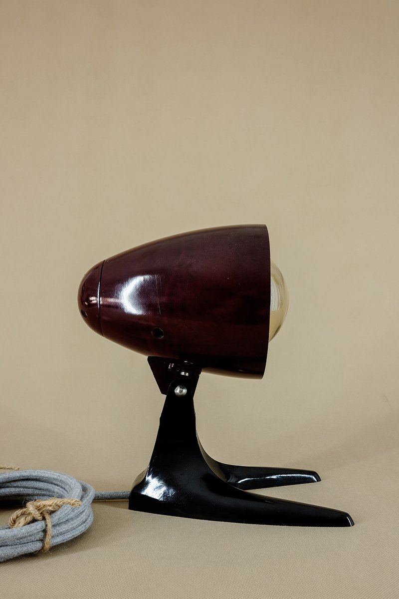 German Bakelite Table Lamp from PGH Elektro, 1950s-YGX-440968