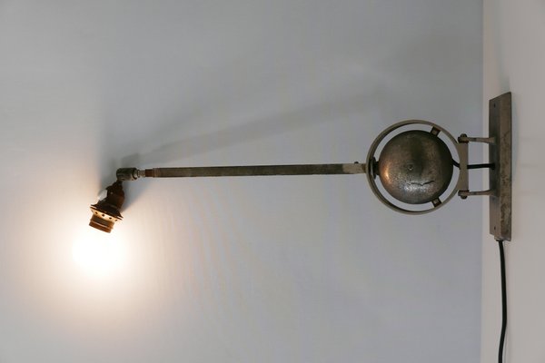 German Bauhaus Articulated Telescopic Wall Light, 1920s-WPT-623933