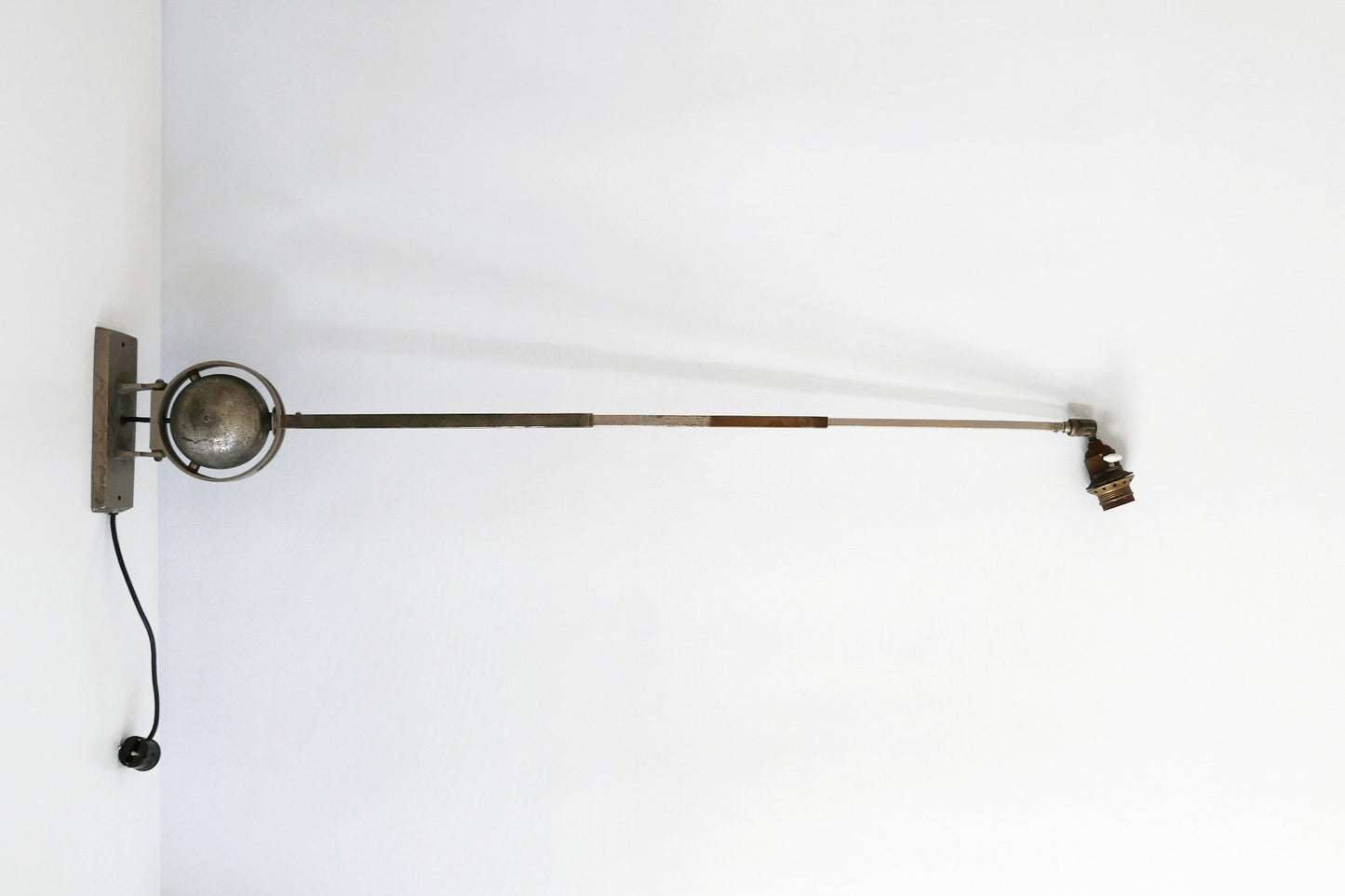 German Bauhaus Articulated Telescopic Wall Light, 1920s