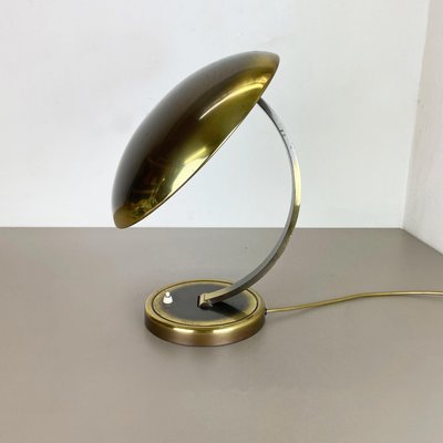 German Bauhaus Brass 6751 Desk Light from Kaiser Leuchten, Germany, 1950s-QZ-1146311