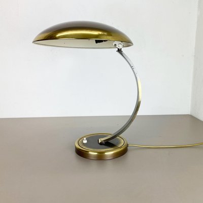 German Bauhaus Brass 6751 Desk Light from Kaiser Leuchten, Germany, 1950s-QZ-1146311