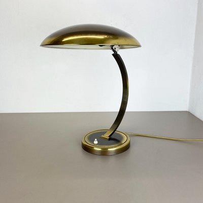 German Bauhaus Brass 6751 Desk Light from Kaiser Leuchten, Germany, 1950s-QZ-1146311