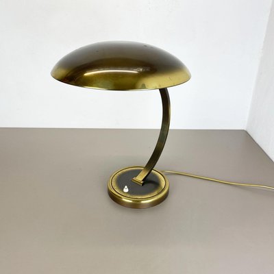 German Bauhaus Brass 6751 Desk Light from Kaiser Leuchten, Germany, 1950s-QZ-1146311