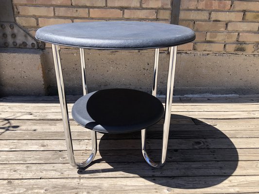 German Bauhaus Side Table with Steel Tube-EXJ-1338472