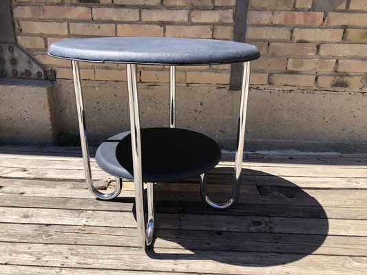 German Bauhaus Side Table with Steel Tube-EXJ-1338472