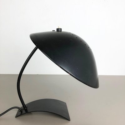 German Black 6840 Bauhaus Desk Light by Christian Dell for Kaiser Idell / Kaiser Leuchten, Germany, 1950s-QZ-1151862