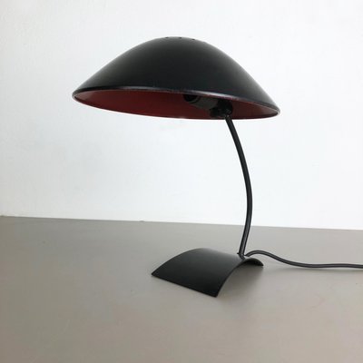 German Black 6840 Bauhaus Desk Light by Christian Dell for Kaiser Idell / Kaiser Leuchten, Germany, 1950s-QZ-1151862