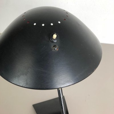 German Black 6840 Bauhaus Desk Light by Christian Dell for Kaiser Idell / Kaiser Leuchten, Germany, 1950s-QZ-1151862