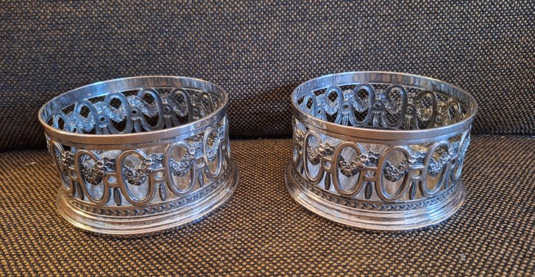 German Bottle Stands in Silver by Koch & Bergfeld, 1930s, Set of 2-HOI-2020460