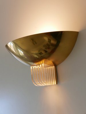 German Brass & Acrylic Sconce from Vereinigte Werkstätten Collection, 1960s-WPT-1336767