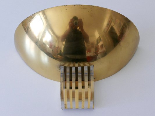 German Brass & Acrylic Sconce from Vereinigte Werkstätten Collection, 1960s-WPT-1336767