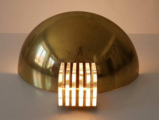 German Brass & Acrylic Sconce from Vereinigte Werkstätten Collection, 1960s-WPT-1336767