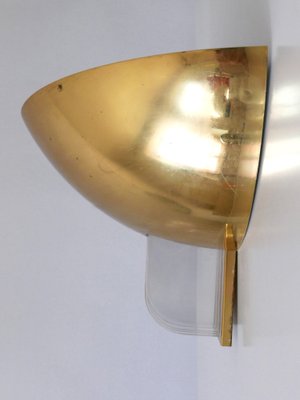 German Brass & Acrylic Sconce from Vereinigte Werkstätten Collection, 1960s-WPT-1336767