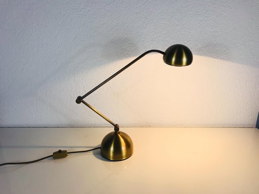 German Brass Table Lamp from Sölken Leuchten, 1970s-PUK-617908